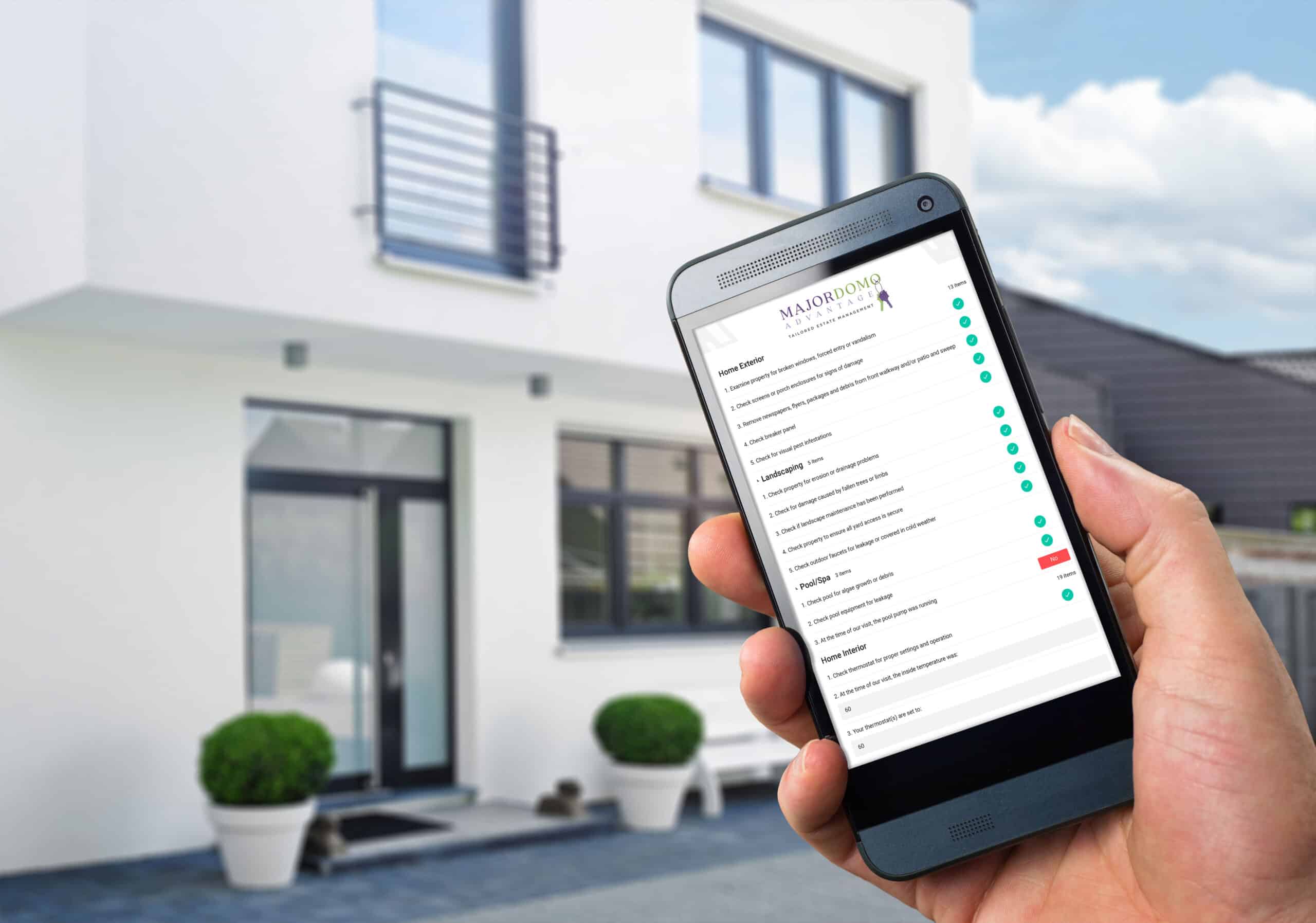 Estate management and home watch report